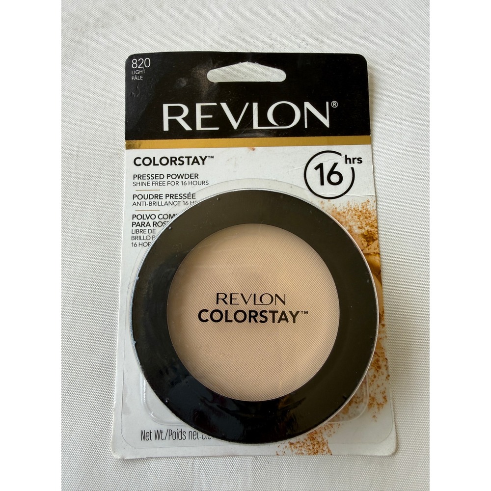 Revlon ColorStay Pressed Powder 820 Light Pale 16HR Shine Free Matte Finish NEW
